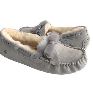 Ugg Dakota Tulle Bow Grey Shearling Lined